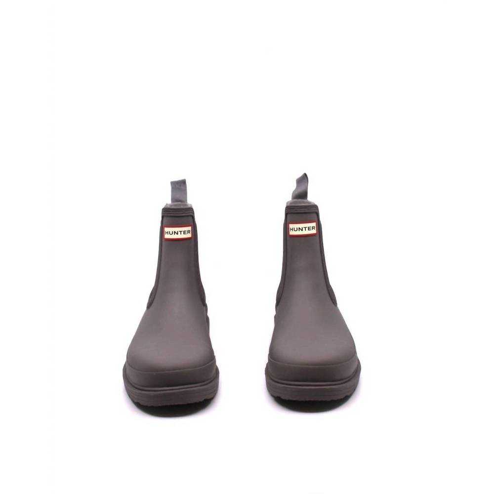 NEW HUNTER women's commando chelsea boots in grey heron - Picture 3 of 3